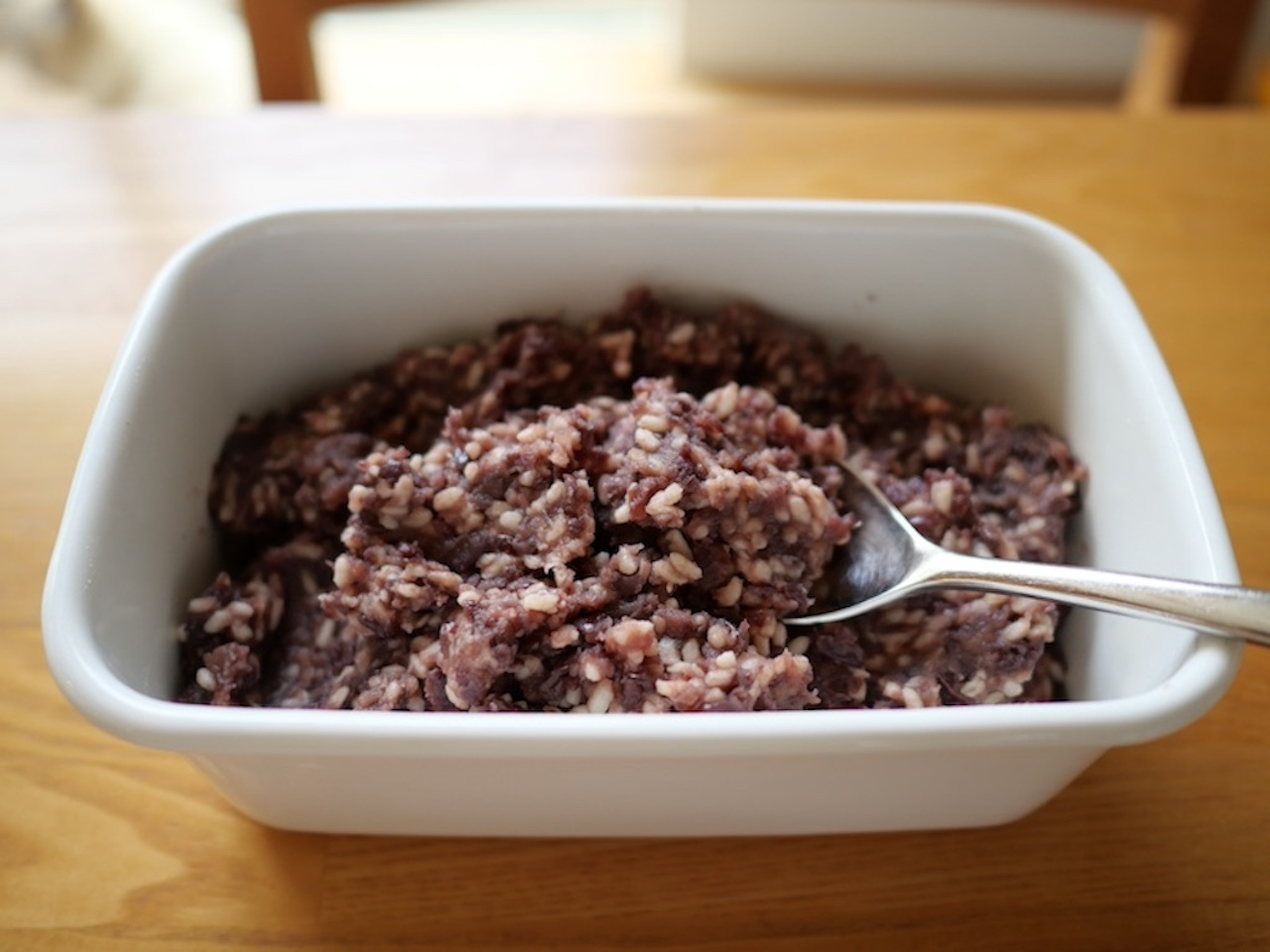 【保存袋で簡単レシピ】小豆味噌の作り方