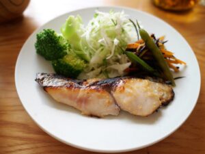 レシピ　さわらの西京焼き　作り方　魚　盛り付け